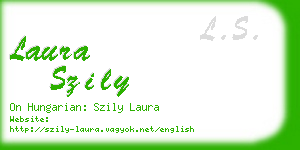 laura szily business card